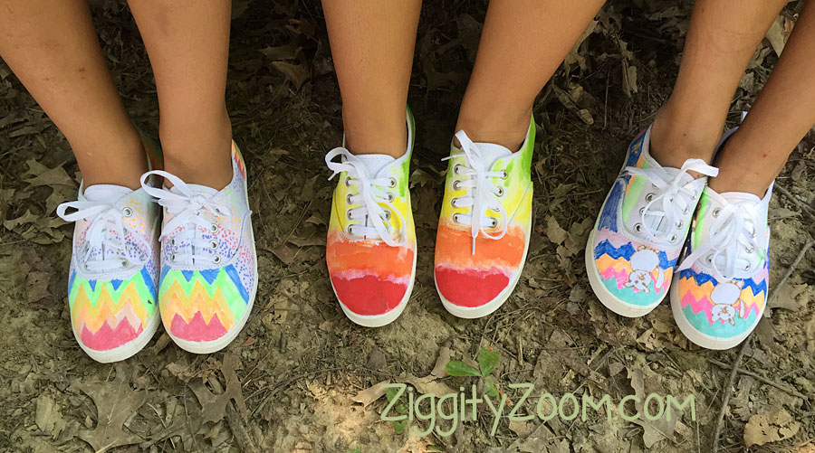 Fun and Fabulous DIY Shoes - Ziggity Zoom Family